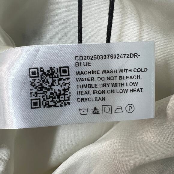 Cider Babydoll Milkmaid Dress Womens 1X Cotton Smocked Cottagecore Fairy Boho - Picture 12 of 15